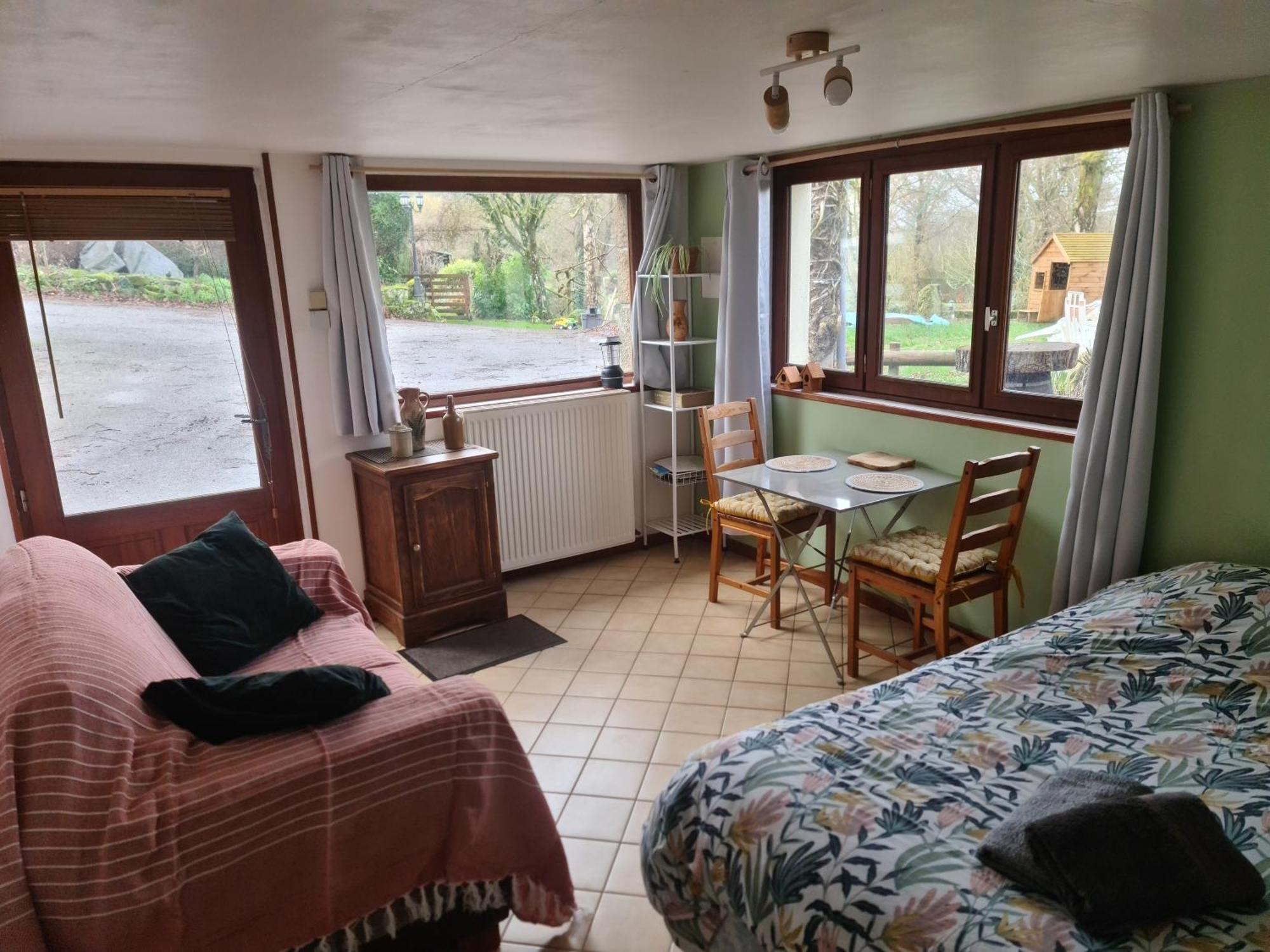 Chambre A La Ferme, Les Vergers Du Muscardin Breel Esterno foto